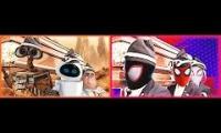 Thumbnail of WALL-E and SpiderMan Into the SpiderVerse Coffin Dance Mashup Season 2
