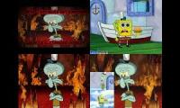 Thumbnail of Squidward has another Soulless Sparta Remix Quadparison