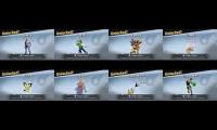 Thumbnail of all hard character classic modes at once