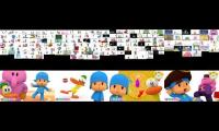 Thumbnail of every Pocoyo episode playing at the same time (not every season unfortunately)