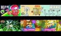 Thumbnail of 6 videos played at once