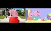 Thumbnail of Peppa Pushes Someone Into a Black Hole and gets Grounded (UNEARRAPE VS EARAPPE VERISON)