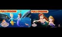Thumbnail of Sofia The First Meets Princess Ariel Full Episode Floating Palace S1 EP23 @disneyjr