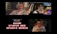 Thumbnail of AVGN Sparta Remix Quadparison