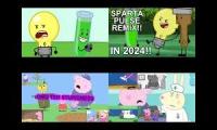 Thumbnail of Lightbulb Vs Grandpa Pig Sparta Quadparison