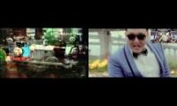 Sparta Remix Comparison Mad Bomber - Thomas VS PSY - GANGNAM STYLE Sparta Extended Remix