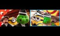 Minions and Monsters (Ozyrys) and Minions and Monsters (Dylan 2) Coffin Dance Mashup