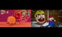 Thumbnail of Mario and chicky been chased by wario apparition