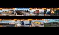 Thumbnail of TRAINS 015 -- 8 TRAIN CAMS AT ONCE TIME