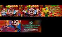 Thumbnail of The one whos running the show but spongebob characters and me sing it
