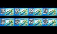 Thumbnail of multi view for youtube watch time to complete 4000 hours of watch time