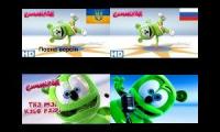 Thumbnail of Gummy bear 4 languages Ukrainian vs Russian vs Greek vs Kummipea
