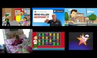 Thumbnail of 6 videos played at once