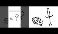 Thumbnail of new cat and dog...a new catog! :D