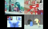 Thumbnail of Foster Home for Imaginary Friends Sparta Remix Quadparison