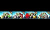 Thumbnail of 4 Multimix Mashup by Mr. Peter. (Minecraft, Among Us, Zig and Sharko, and Om Nom)