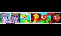 Sprunki OCs: Stella, Pikachu and Apple Parison