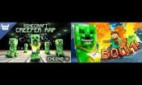 Thumbnail of Minecraft Creeper Rap Old vs New Comparison Dan Bull Version