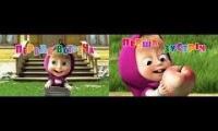 Thumbnail of Masha and the Bear - How they met - Russian vs Ukrainian