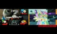 Thumbnail of Sparta Remix Comparison Mad Bomber - Thomas VS MLP Fluttershy Sparta Soaring Remix V2