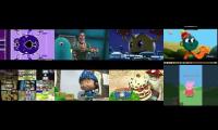 Thumbnail of Ms Brittney Ho Pink T Shirt Green Pants White Strips And This Is Allen Green T Shirt Blue Pants Cent