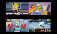 Thumbnail of Sparta Gamma Remix The Simpsons vs Spongebob