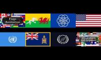 Thumbnail of 8 World Flag Animations playing at the same time