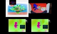 4 SCARIEST NOGGIN AND NICK JR LOGO COLLECTION EVERS