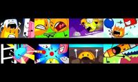 Thumbnail of 8 bfdi videos played at once part 2
