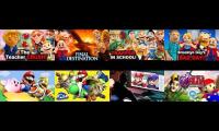 Thumbnail of 4 SML and 4 SMG4 videos playing at the same time!!! :D