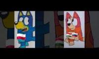 Thumbnail of Bluey in Polish and Bingo in Hungarian and Slovene