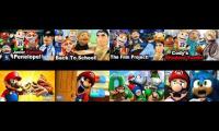 Thumbnail of Another 4 SML videos and Another 4 SMG4 videos playing at the same time!!! :D