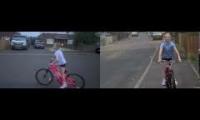 Thumbnail of running children in bikes 2