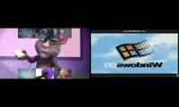 talking tom and friends sparta remix vs windows sparta remix