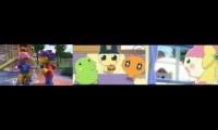 Thumbnail of Mametchi, Memetchi, Kuchipatchi & Chamametchi Scared Of Sid The Science Kid Saying Breakfast Time