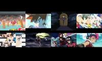 Thumbnail of Blazing Teens 3 Intro with 7 OPs as backgrounds (ver. 2, with ZEXAL added)