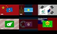 Thumbnail of East Asian Regions Flag Band
