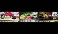 Thumbnail of 3 angry birds on the run at once