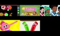 Thumbnail of Childrencheeringsound effect Days Of The Week The Singing Walrus Graces Corner seasons Reversed