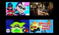 Thumbnail of Mario fan’s Sparta rap remix quadparison 1 (Source version)
