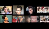 Thumbnail of 8 Women Pixie Cut Mohawk Comparison