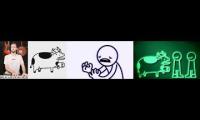 Thumbnail of asdfmovie8 (original piano dub vs 2 vocoded versions)