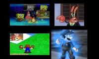 Thumbnail of SpongeBob & Mario has A Sparta Party Hard Remix Quadparison.