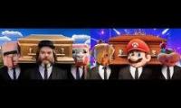 Thumbnail of mario galaxy and minecraft movie coffin dance