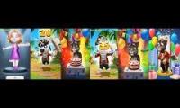 Thumbnail of My talking tom vs my talking tom 2 vs my talking angela vs my talking hank