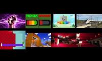 Thumbnail of All 8 videos are played at once 2