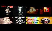 Thumbnail of 8 rap rat creepypasta video upcoming jumpscare played at once