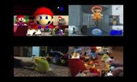 Thumbnail of SMG4 vs. Angry Birds Plush Movies Sparta Remix Quadparison.