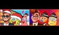 Thumbnail of spongebob and minions coffin dance