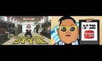 Gangnam Style vs כוכב רשת סטייל